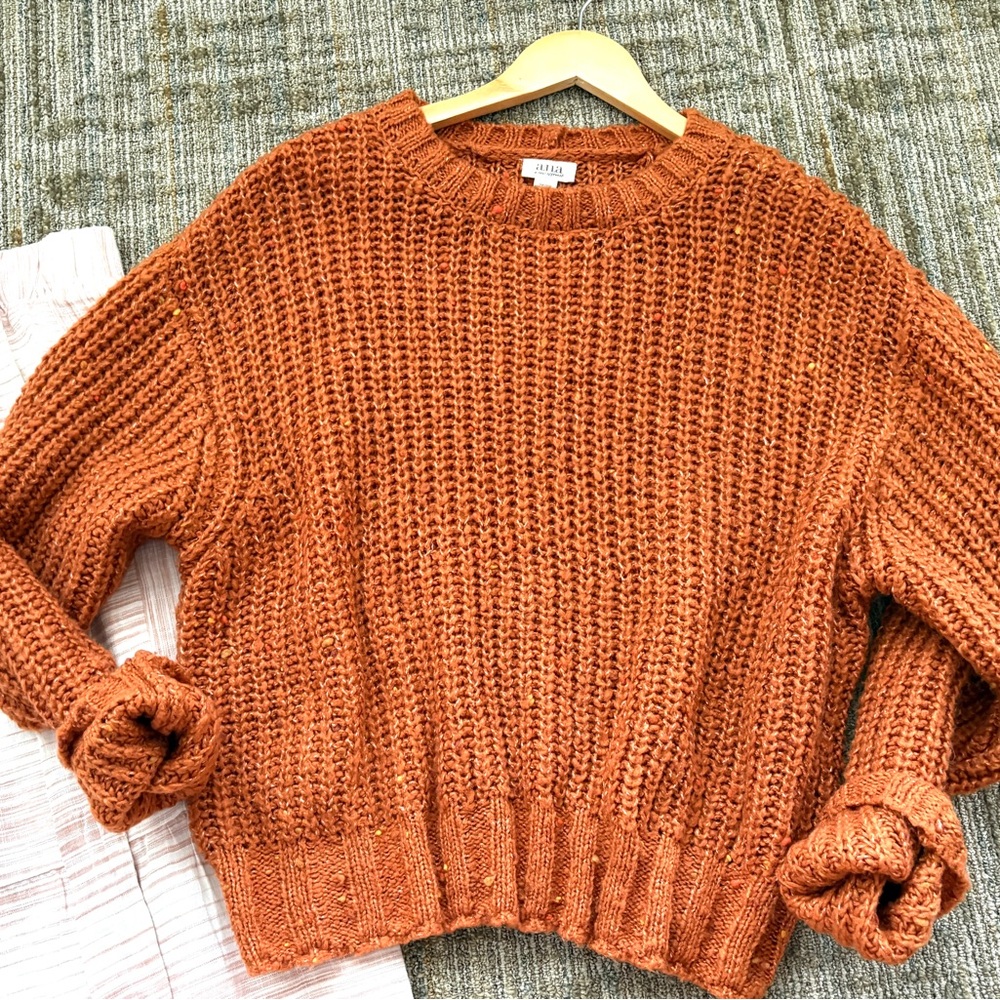 A.N.A. Loose knit textured sweater